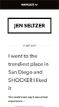 Mobile Screenshot of jenniferseltzer.com